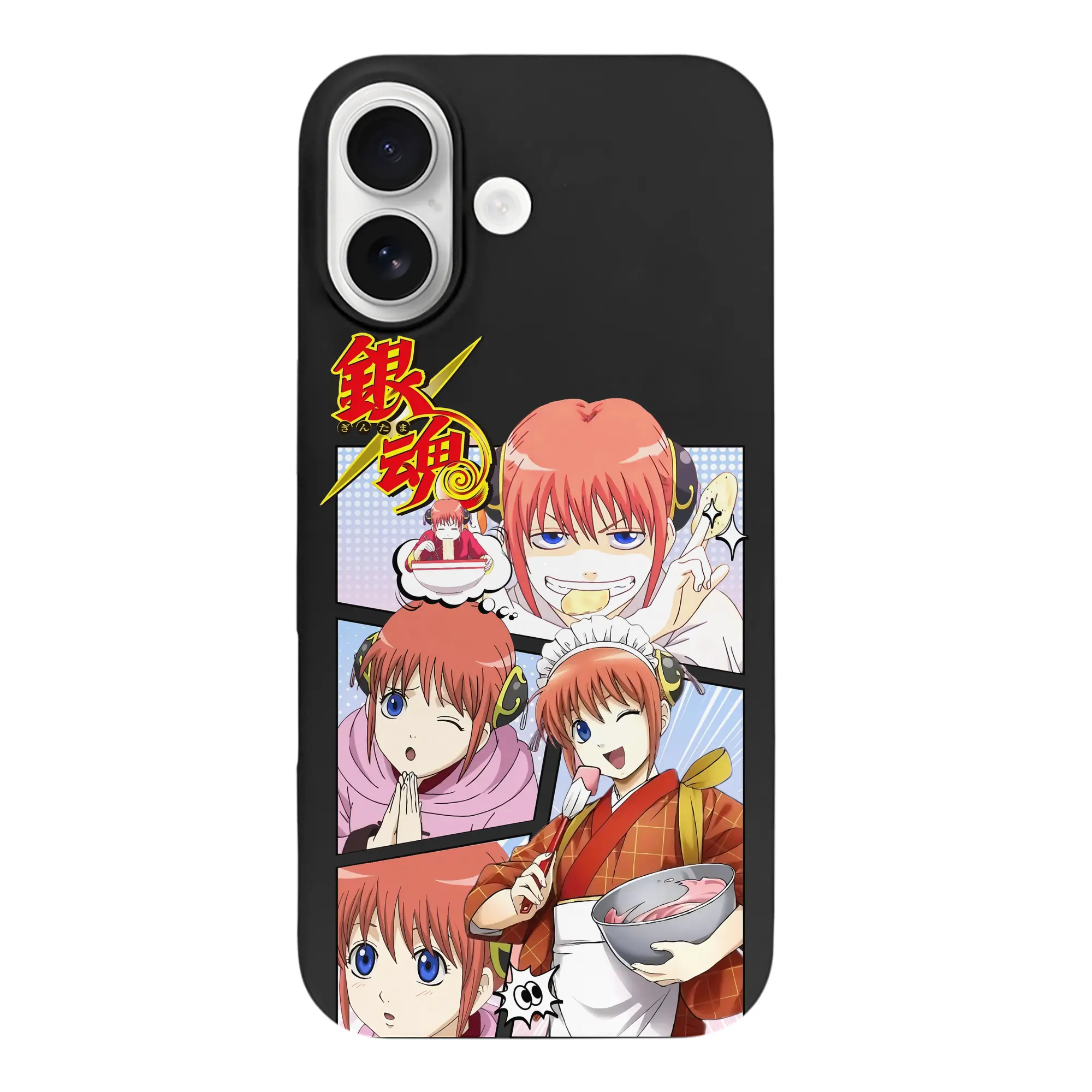 銀魂 グッズ 神楽 - iPhone 17 シリーズ シリコンケース 薄型 耐衝撃 指紋防止 ソフトタッチカバー 精密フィット 傷防止 保護ケース iPhone 17/17 Air/17 Pro/17 Pro Max 対応